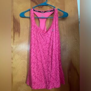 Nike Dri Fit Racerback Tank Size Medium Pink